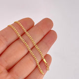 Pulso Cubano 0.8g / 19.3cm / 2mm Oro Amarillo 18K