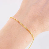 Pulso Cubano 0.8g / 19cm / 1.05mm Oro Amarillo 18K