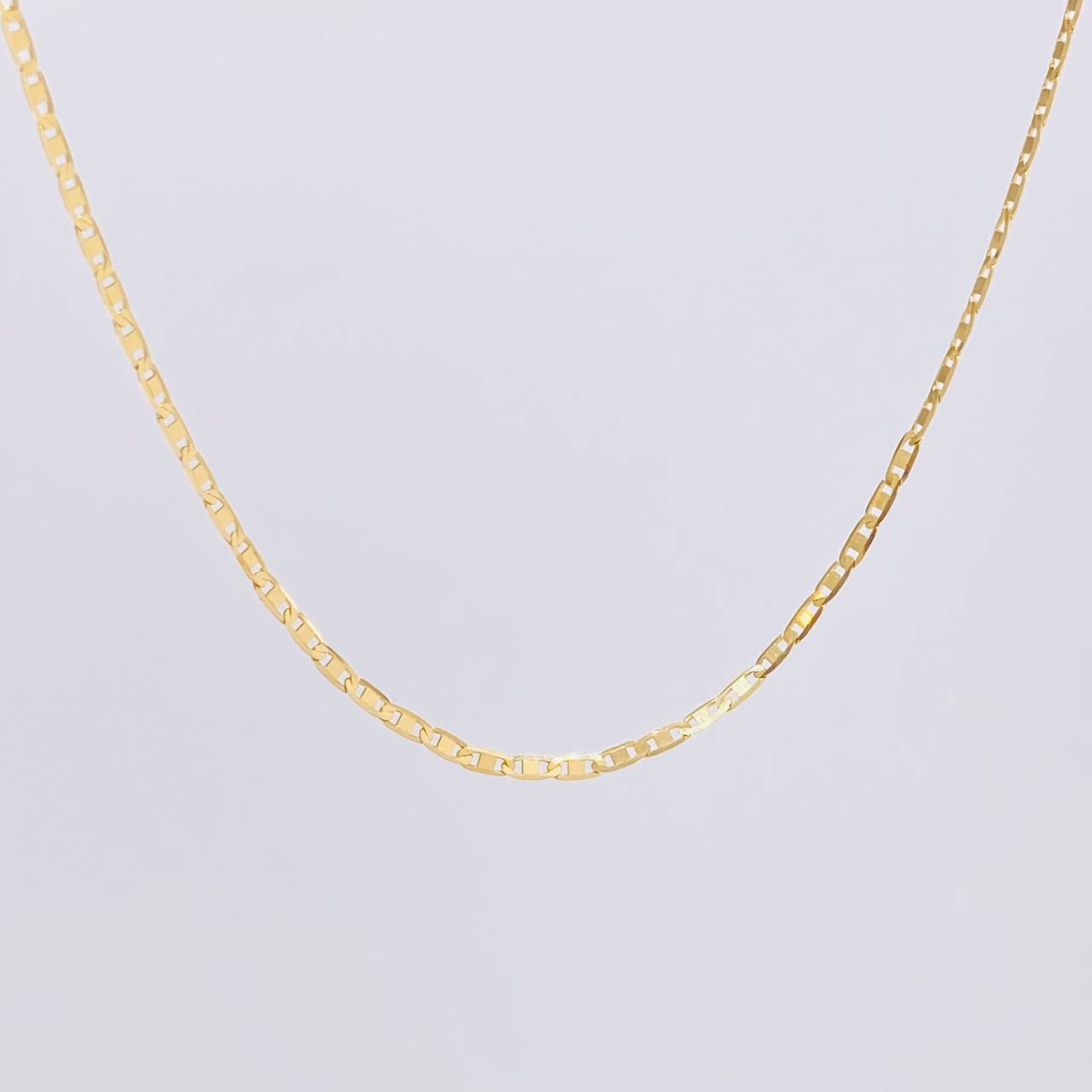 Cadena Plana 2g / 45cm / 1.4mm Oro Amarillo 18K