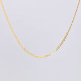 Cadena Plana 2g / 45cm / 1.4mm Oro Amarillo 18K