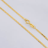 Cadena Plana 2g / 45cm / 1.4mm Oro Amarillo 18K