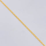 Cadena Plana 2g / 45cm / 1.4mm Oro Amarillo 18K