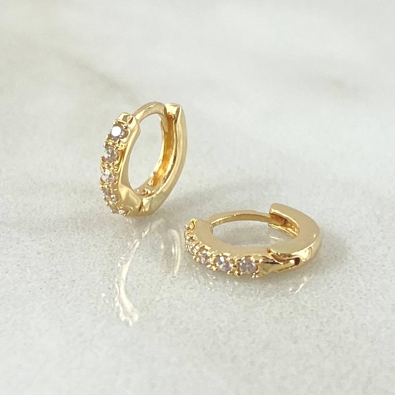 Candongas Tinny 1.05gr / 0.8cm / Nac.Esp. Oro 18K