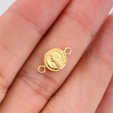 Herraje San Benito 0.35g / 1.3cm Oro Amarillo 18K