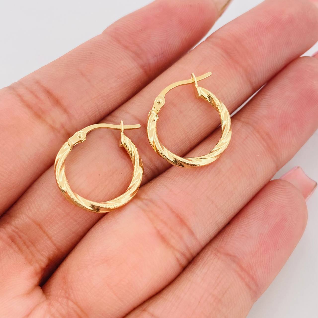 Candongas Sami 1.15g / 2cm Oro Amarillo 18K