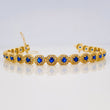 Pulso Halo Tennis 13.3g / 18.05cm / 5.98mm Oro Amarillo 18K