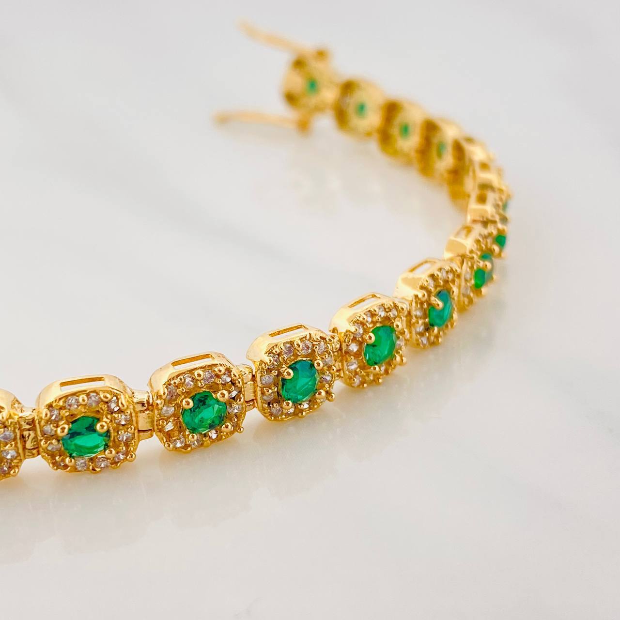 Pulso Halo Tennis 12.95g / 18cm / 6.07mm Oro Amarillo 18K