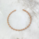 Pulso GC 5.45gr / 21cm / 4.3mm Diamantado Oro Rosa *