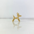 Dije Perro Globo 4.5gr / 2.5cm / Oro Amarillo *