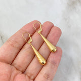 Candongas Lagrima 0.85gr / 3cm- Oro 18K ©