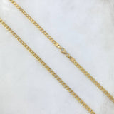 Cadena Cubana 6.4gr / 55cm / 2.9mm Oro Amarillo +0
