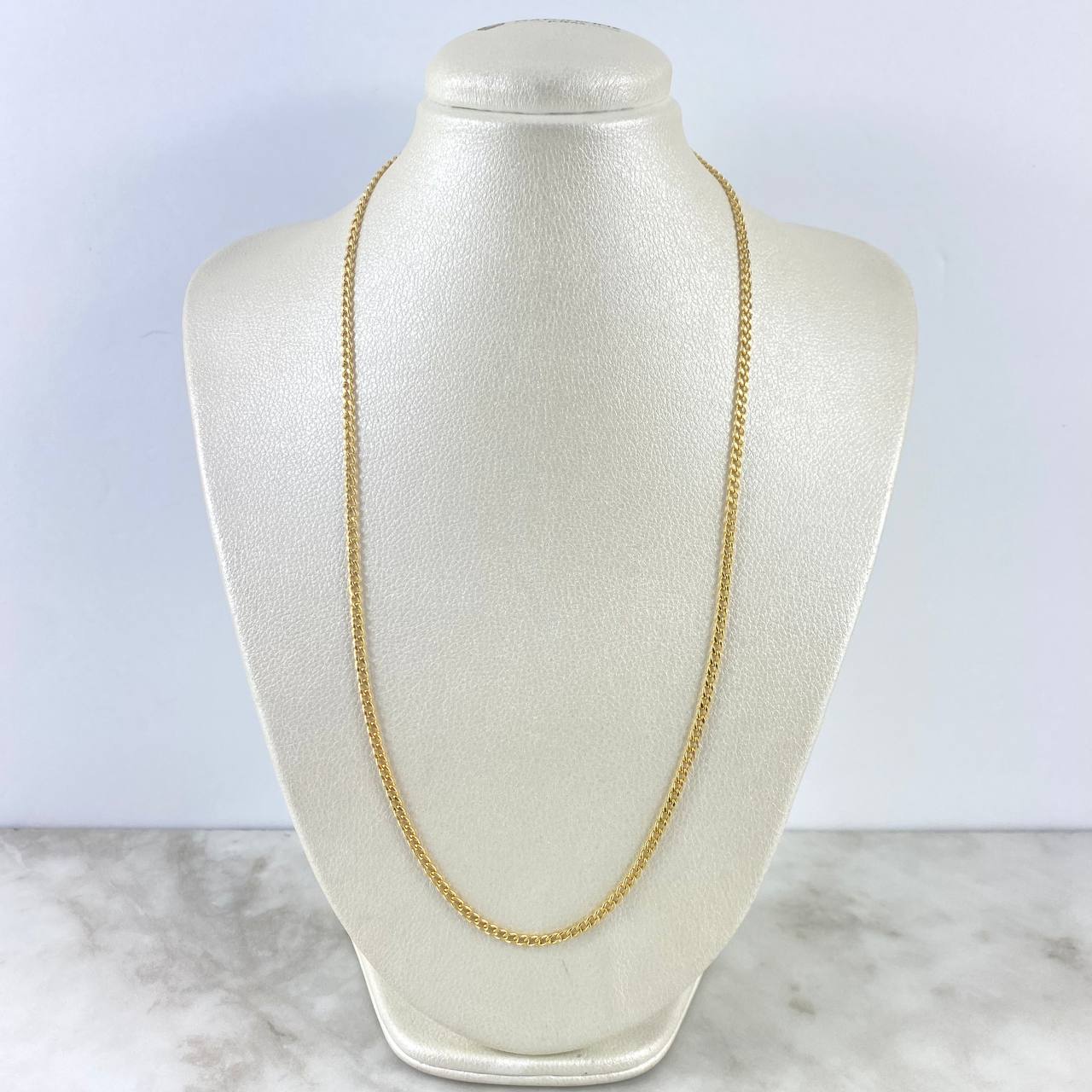 Cadena Cubana 6.4gr / 55cm / 2.9mm Oro Amarillo +0