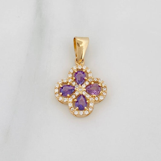 Dije Trebol 1.8 g / 2.1 cm Oro Amarillo 18K