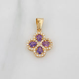 Dije Trebol 1.85 g / 2.2 cm Oro Amarillo 18K