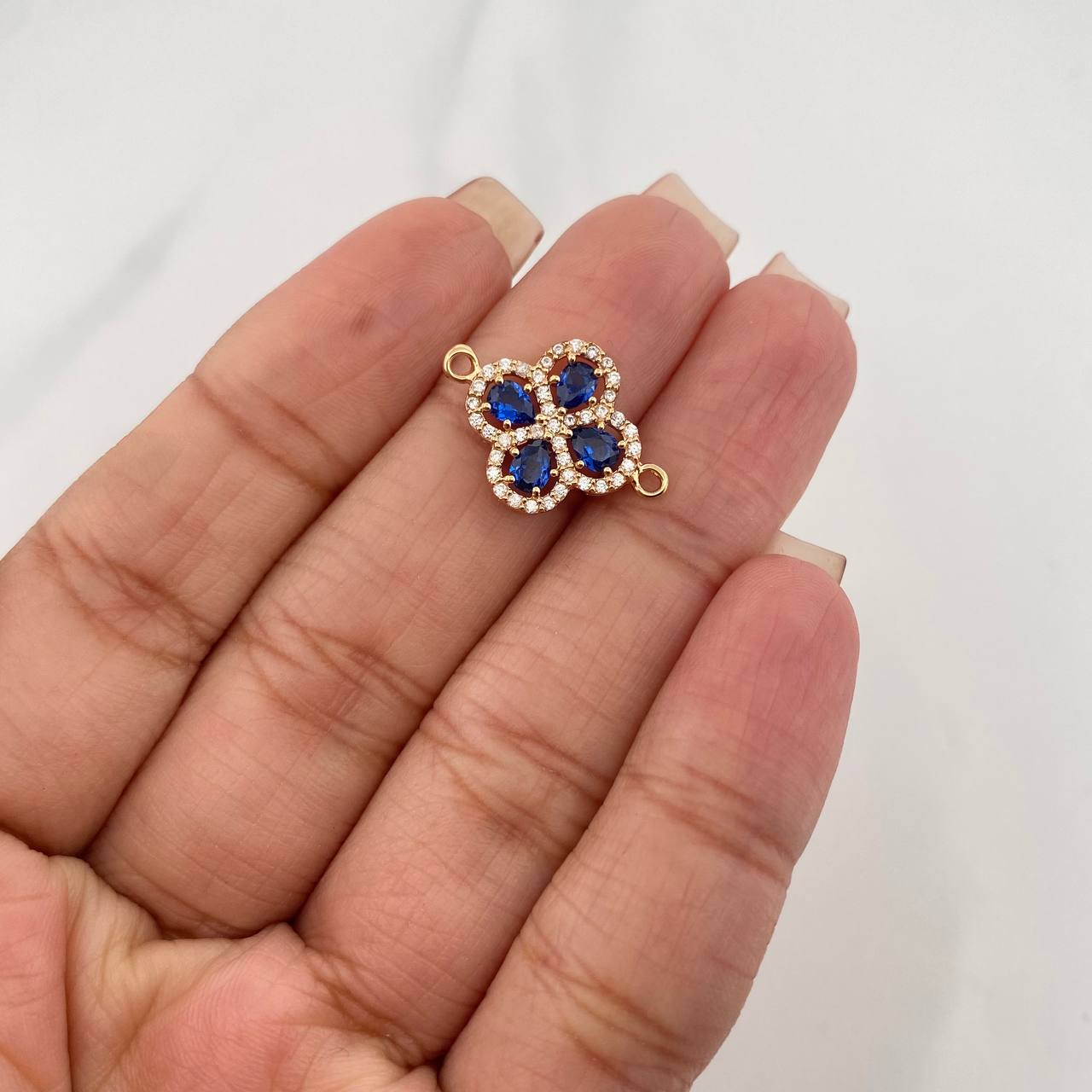 Herraje Trebol 1.6 g / 2 cm Oro Amarillo 18K