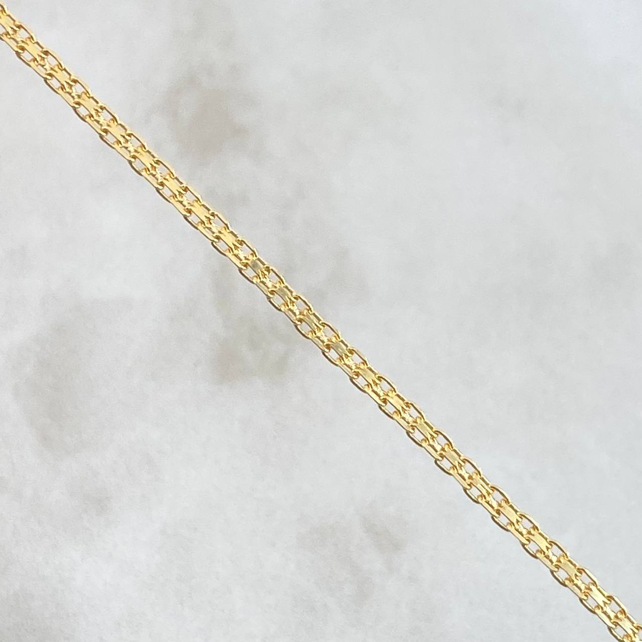 Pulso Cubano 2.3gr / 19cm / 3.2mm Oro Amarillo +1 18K