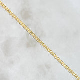 Pulso Cubano 2.3gr / 19cm / 3.2mm Oro Amarillo +1 18K