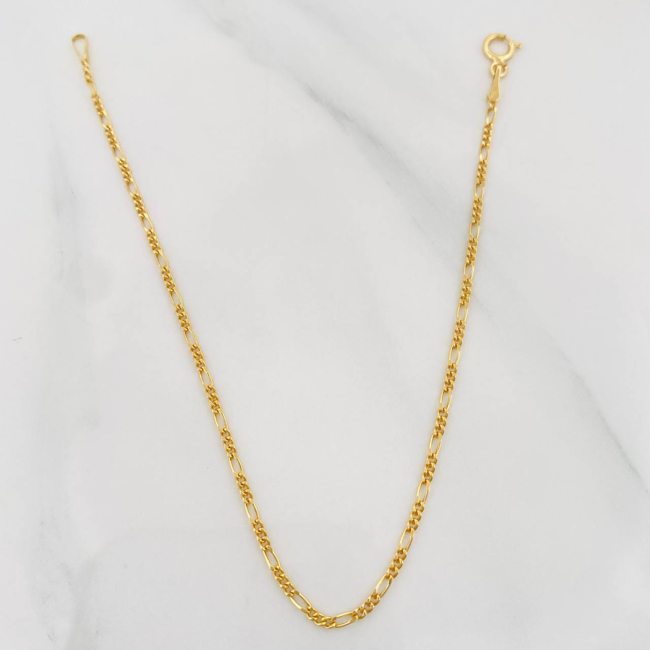 Pulso Figaro 0.75 g / 19.05 cm / 1.5 mm Oro Amarillo 18K