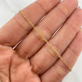 Pulso Figaro 0.75 g / 19.05 cm / 1.5 mm Oro Amarillo 18K