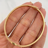 Pulso Aro Tornillo 6.7 g / 19 cm / 4 mm Oro Amarillo 18K