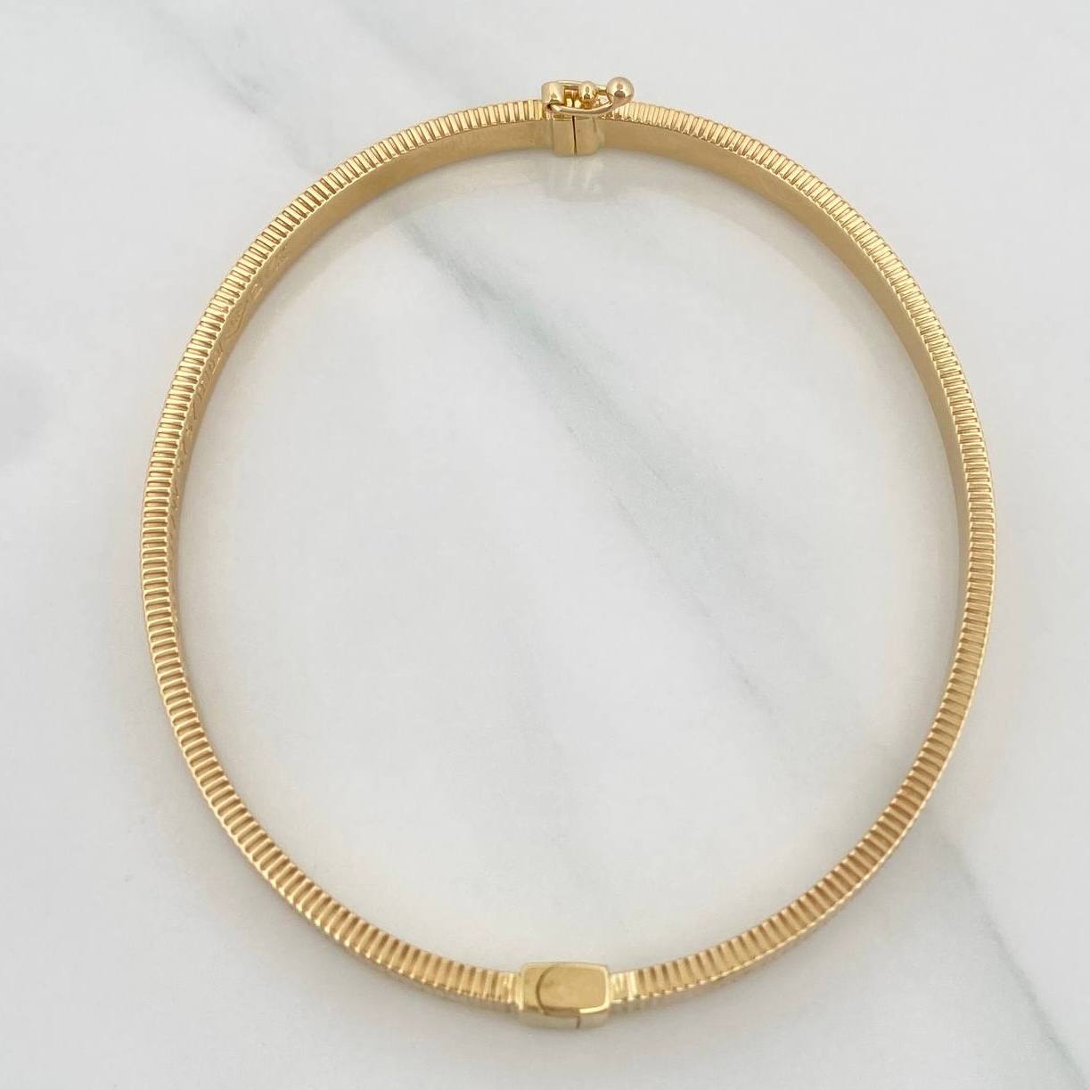 Pulso Aro Tornillo 6.7 g / 19 cm / 4 mm Oro Amarillo 18K