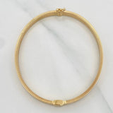 Pulso Aro Tornillo 6.7 g / 19 cm / 4 mm Oro Amarillo 18K