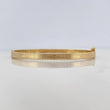 Pulso Aro Tornillo 6.35g / 17cm / 4.5mm Oro Amarillo 18K