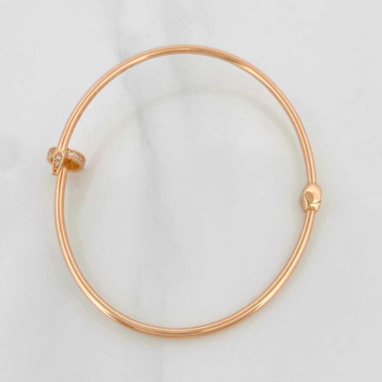 Pulso Aro Clavo 5.25 g / 18 cm / 1.9 mm Oro Rosa 18K