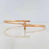 Pulso Aro Clavo 5.25 g / 18 cm / 1.9 mm Oro Rosa 18K