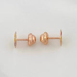 Topos Balón Tricolor 0.7 g / 6.8 mm Oro Rosa 18K