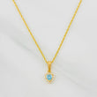 Set Cadena Lazo + Dije Halo Corazon / 1.95g / 50cm Oro Amarillo 18K