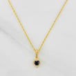 Set Cadena Lazo + Dije Halo Corazon / 1.85g / 45cm Oro Amarillo 18K