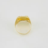 Anillo Cristo 1.9g / T3 1/4 Dos Oros Amarillo Rosa 18K