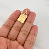 Dije Cristo 2.9g / 2.5cm Oro Amarillo 18K