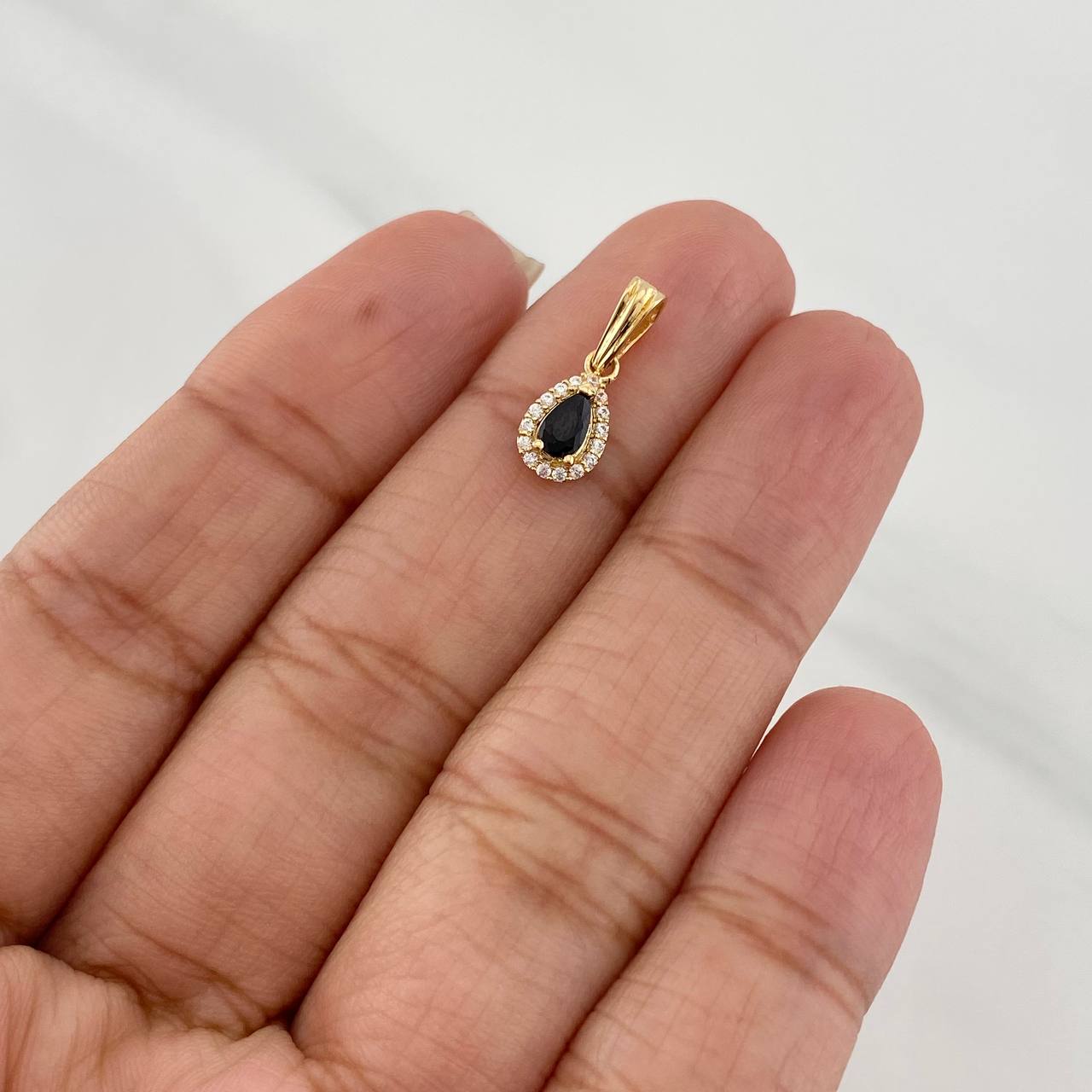 Dije Halo Gota 0.65g / 1.5cm Oro Amarillo 18K