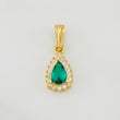 Dije Halo Gota 1.1g / 1.8cm Oro Amarillo 18K