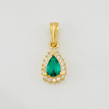 Dije Halo Gota 1.1g / 1.8cm Oro Amarillo 18K