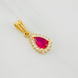 Dije Halo Gota 1.05g / 1.8cm Oro Amarillo 18K