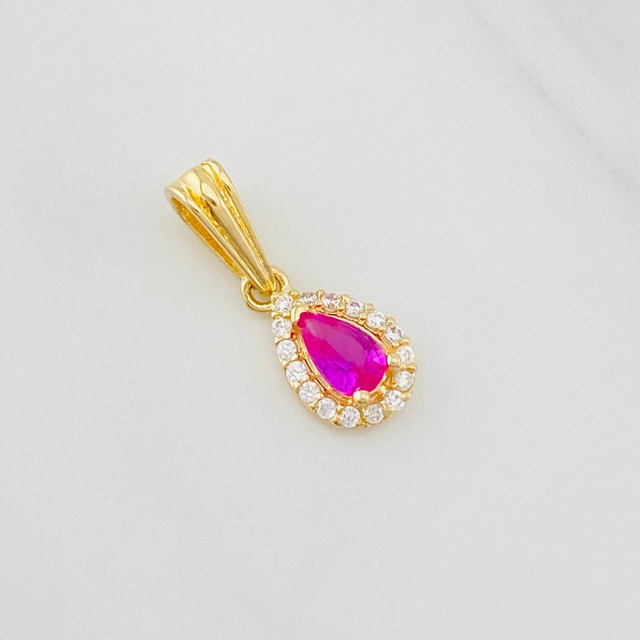 Dije Halo Gota 0.7g / 1.5cm Oro Amarillo 18K