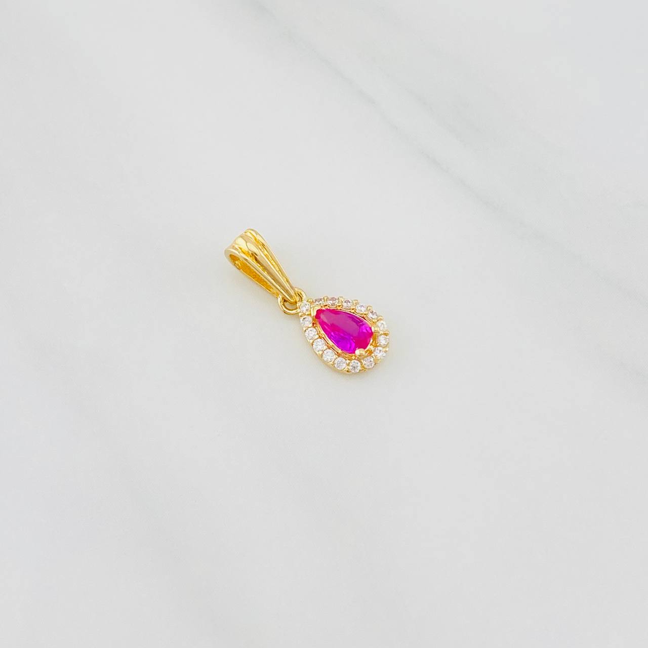 Dije Halo Gota 0.7g / 1.5cm Oro Amarillo 18K