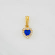 Dije Halo Corazón 0.85g / 1.4cm Oro Amarillo 18K