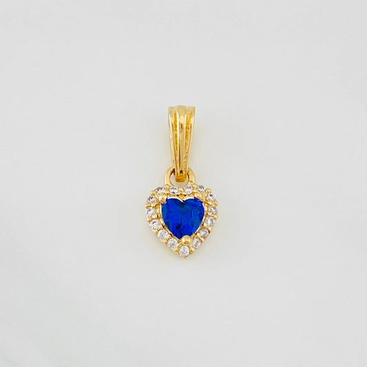 Dije Halo Corazón 0.85g / 1.4cm Oro Amarillo 18K