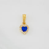 Dije Halo Corazón 0.85g / 1.4cm Oro Amarillo 18K