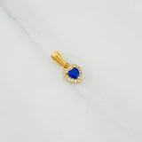 Dije Halo Corazón 0.85g / 1.4cm Oro Amarillo 18K