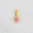 Dije Halo Corazón 0.85g / 1.4cm Oro Amarillo 18K