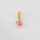 Dije Halo Corazón 0.85g / 1.4cm Oro Amarillo 18K