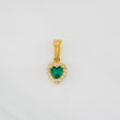 Dije Halo Corazón 0.85g / 1.4cm Oro Amarillo 18K