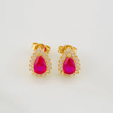 Topos Halo Gota 2.15g / 9.92mm Oro Amarillo 18K