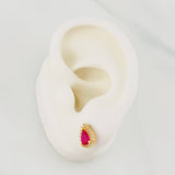 Topos Halo Gota 2.15g / 9.92mm Oro Amarillo 18K