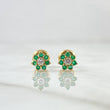 Topos Septima Flor 1gr / Esmeraldas 22pts Diamante 1pts Oro Amarillo 18K (Joya)